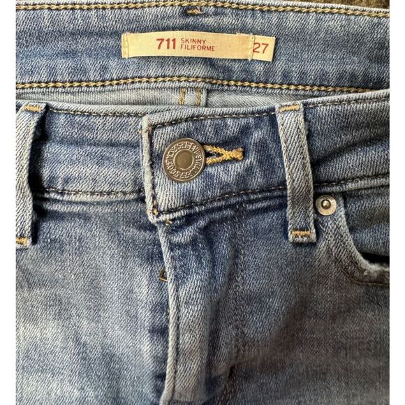 Levi's Women's Jeans Blue Size 27 - Picture 7 of 11